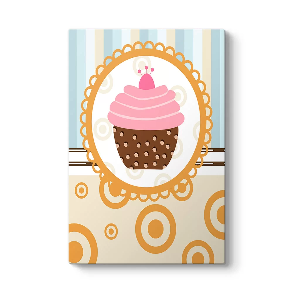Cupcake Vintage Tablo - Model 2